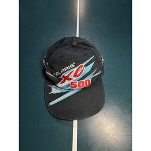 Polaris Hat INDY XC 500 Smowmobile Snapback Polaris‎ Industries Vintage VTG